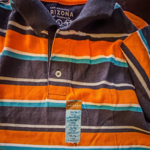 Arizona brand men's stripe shirt US Large NEW - Picture 5 of 6